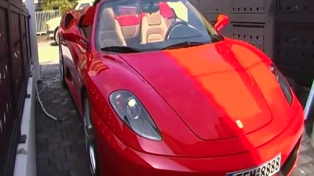 Ferrari F430 Spider F1 (cabrio) in Greece смотреть онлайн
