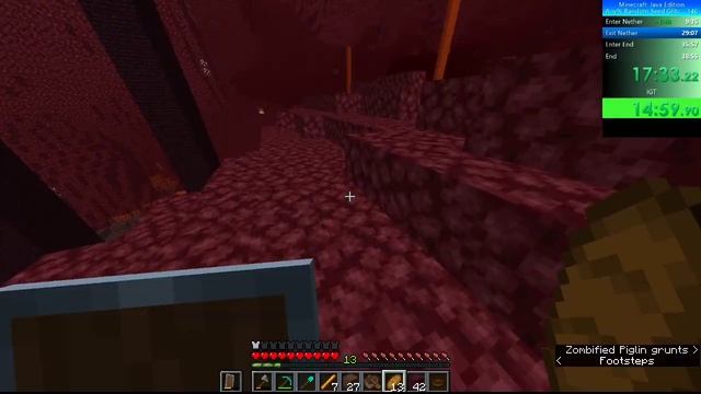 Minecraft Java Edition: Any% 1.16 Random Seed Glitchless in 34:48 (IGT) смотреть онлайн