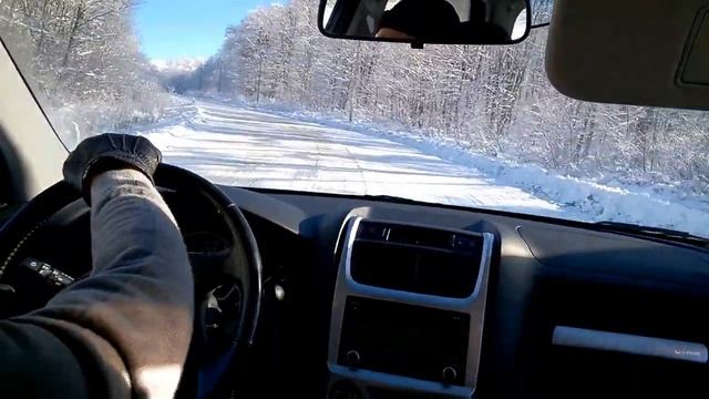 Красоты снежной дороги в Адыгее. смотреть онлайн