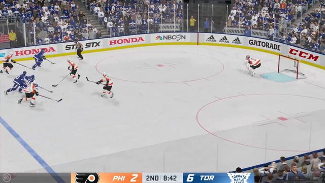 NHL 20 PS4 Pro - Philadelphia Flyers vs Toronto Maple Leafs Gameplay (1080p 60 FPS) смотреть онлайн