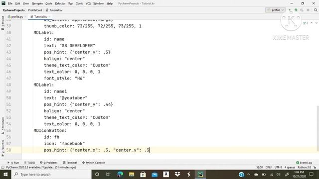 How To Create A Profile Card Using KivyMD With Dark/Light Theme Switch | KivyMD смотреть онлайн