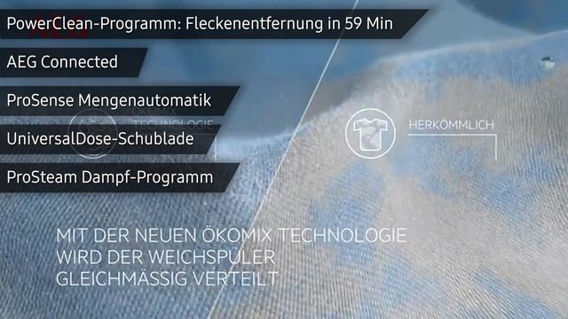 Waschmaschine AEG L8FE74485 | TEST | Deutsch смотреть онлайн
