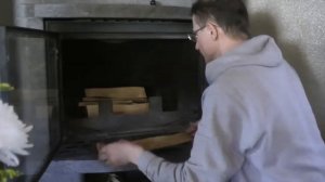 Камин из талькомагнезита