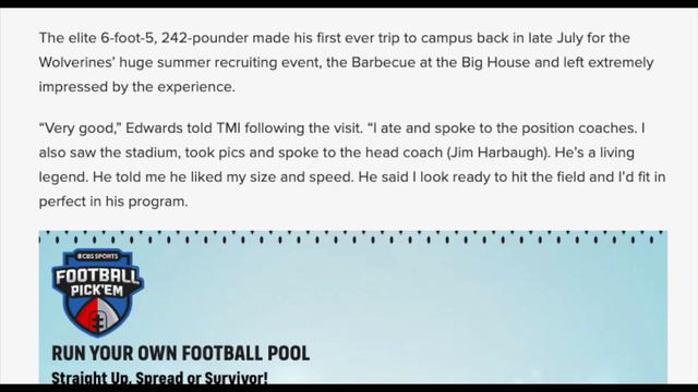 Recruits EXCITED About Michigan! смотреть онлайн