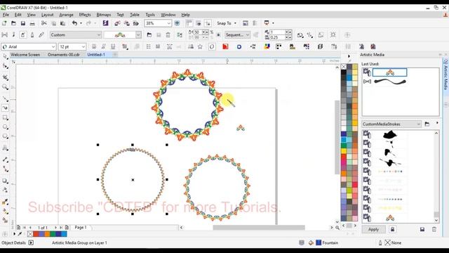 Create Customize Brush in corel draw x7 with: cdtfb смотреть онлайн