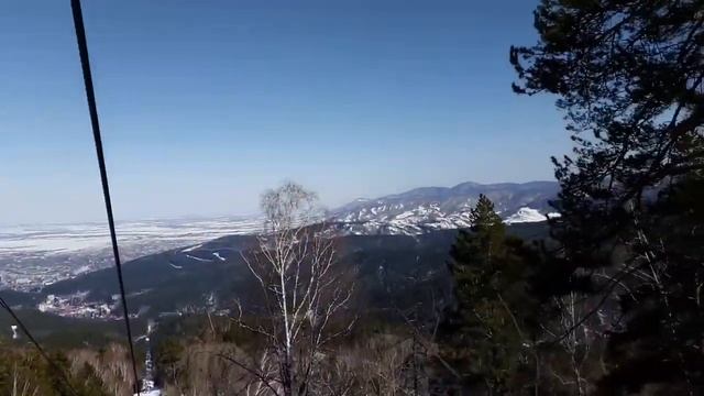 Подъем по канатной дороге в Белокурихе. Захватывающие виды смотреть онлайн
