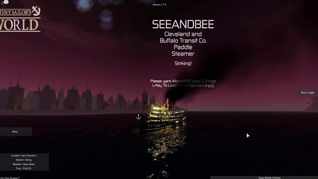 U-20 Seeandbee and Zeppelin! | Tiny Sailors World | Roblox смотреть онлайн