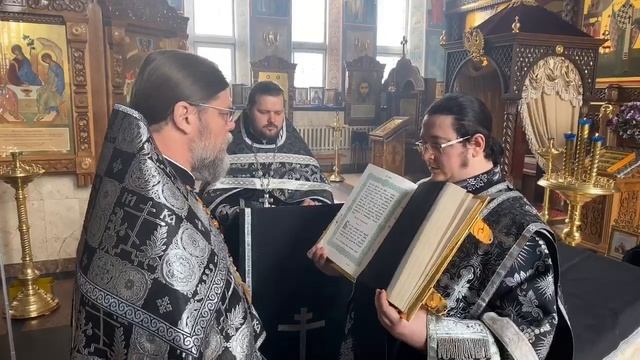 Первая прямая трансляция (молебен и обращение настоятеля) смотреть онлайн