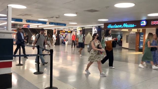 [NYC Walk] Penn Station Walk Through On 8/24/2022