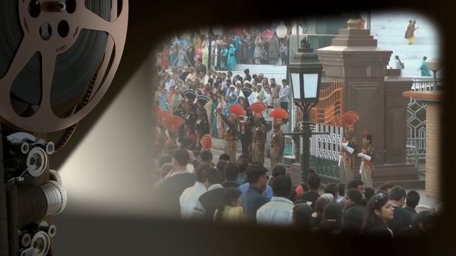 India/Pakistan Wagah Border Closing Ceremony. ШОУ НА ГРАНИЦЕ ИНДИЯ/ПАКИСТАН смотреть онлайн