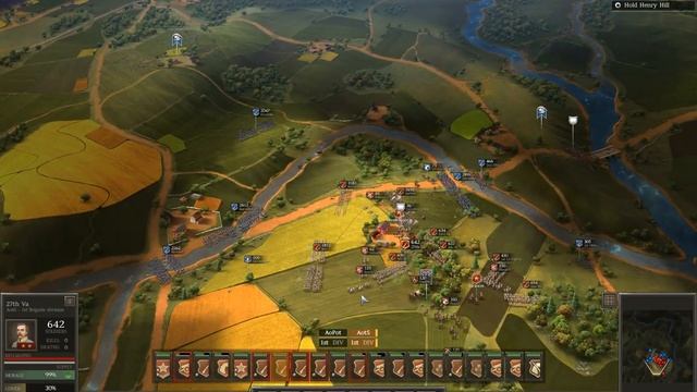 Ultimate General Civil War playing the battle of First Bull Run смотреть онлайн