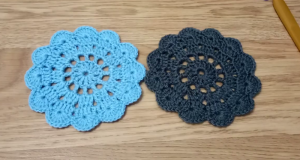 Очень красивый Круглый МОТИВ или САЛФЕТКА крючком.  Можно использовать как Подставку