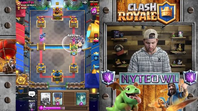 Perfect CLAN CHEST LEGENDARY - New Balloon Deck - Clash Royale смотреть онлайн