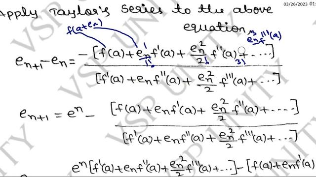 Numerical Analysis | Show that Newtons-Raphson method has quadratic convergence | SEM-6 | UNIT-1 смотреть онлайн