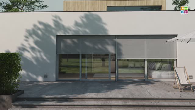 Внешняя солнцезащита Алютех / Вертикальные zip-системы ALUTECH смотреть онлайн