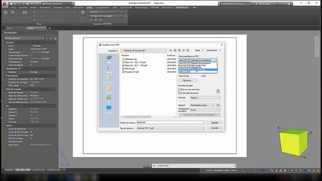 108 - Exportar documentos a PDF o DWF en AutoCAD 2017 смотреть онлайн