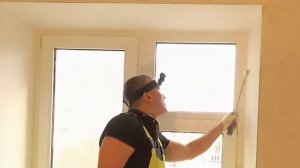 КАК ПОКРАСИТЬ откос РОВНО и без РАЗВОДОВ