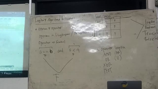 ALGORITMA DAN PROGRAMAN (Meteri Logika/Boolean TRUE & FALSE смотреть онлайн