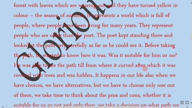 The Road Not Taken - MA English -2nd year (Telugu) Part-01. смотреть онлайн