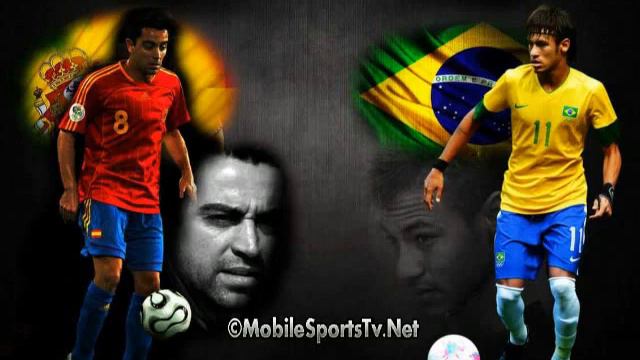 Neymar vs Xavi FIFA Confederations Cup Final 2013 смотреть онлайн