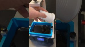 3d печать шестеренки фотополимерной смолой Gorky Liquid на фотополимерном 3d принтере Anycubic