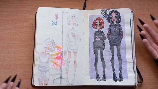 Обзор на скетчбук | Sketchbook Tour