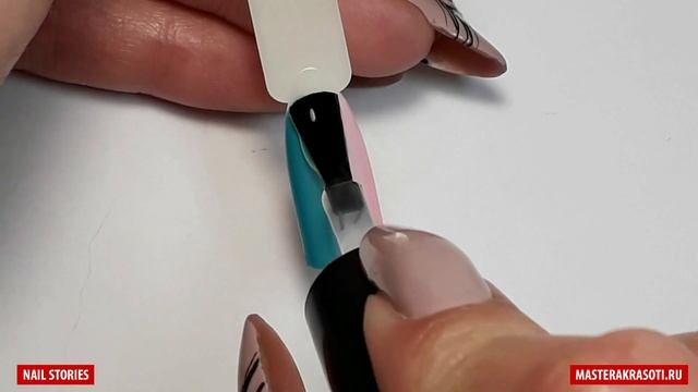 Вертикальный и горизонтальный градиент гель-лаками на ногтях смотреть онлайн