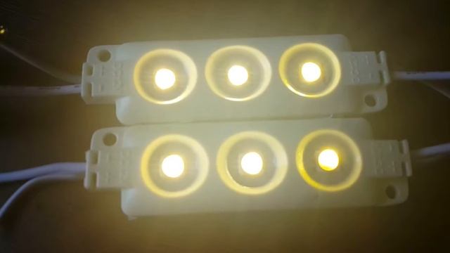 D061 - 3LED 5050 SMD Module Pure Warm White смотреть онлайн