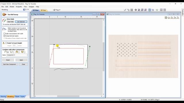 3D Modeling for Newbies Lesson 4 Two Rail Sweep in Aspire смотреть онлайн