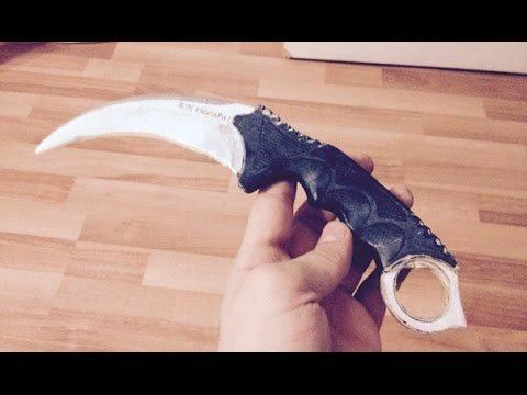 Как сделать керамбит? Нож / How To Make Kerambit?