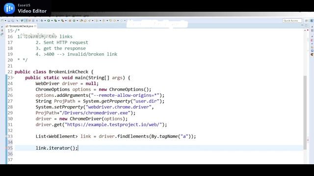 How to find broken links in webpage using selenium WebDriver java смотреть онлайн
