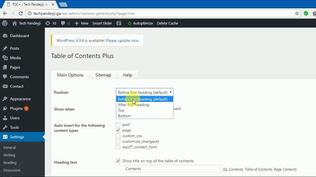 How to Create a Table of Content in Wordpress 2018 [Hindi] смотреть онлайн