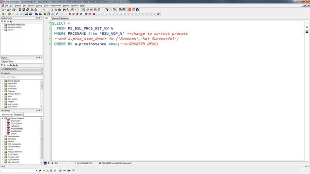 PL SQL Code Templates смотреть онлайн