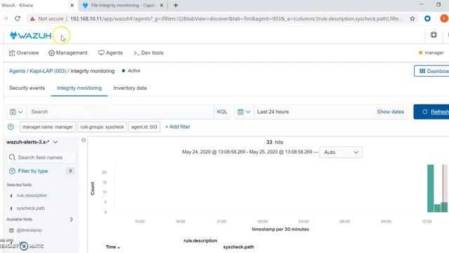 WAZUH - File Integrity Monitoring (FIM) смотреть онлайн