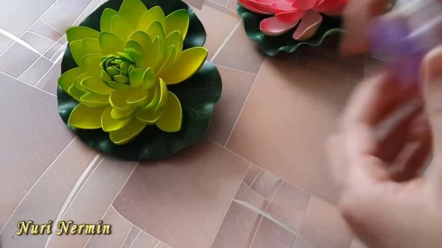 Посылки с Aliexpress №3. цветы для пруда и держатель щётки смотреть онлайн
