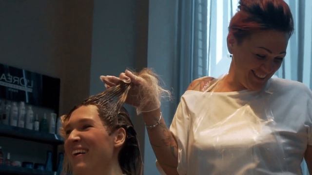 Омбре Блонд Сложное окрашивание Ламинирование Sebastian смотреть онлайн