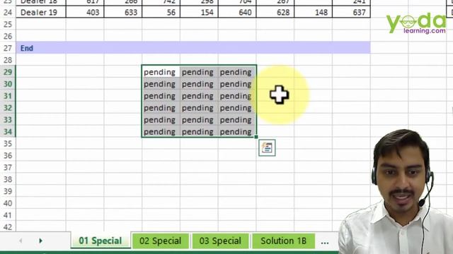 Fill Blank Cells Using Go To (Special) with CTRL + ENTER in Excel смотреть онлайн