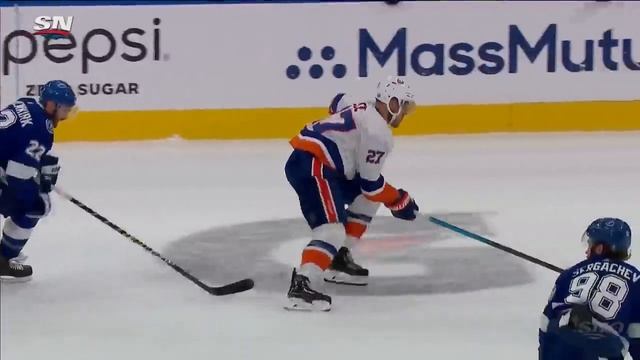 Jordan Eberle Scores In Second OT To Give New York Islanders Game 5 Win смотреть онлайн