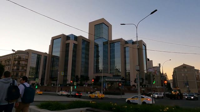 Moscow Boulevard Walking. From Pokrovka street to Trubnaya metro station смотреть онлайн