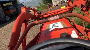 Японский минитрактор кубота L1-195 с куном и фрезой