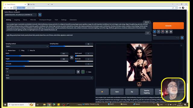 Stable Diffusion - how to get the dark themed version смотреть онлайн