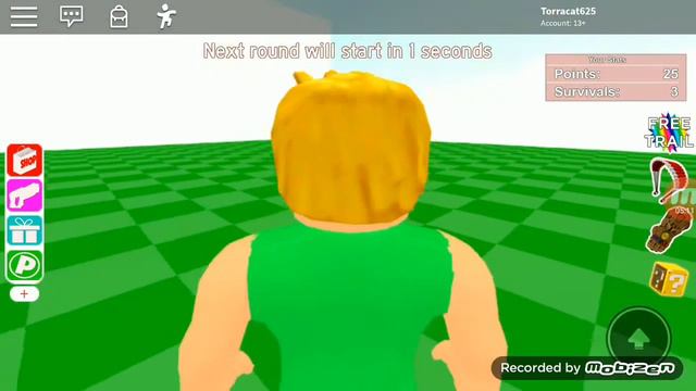 Весёлый Кот играет в роблокс режим пол это лава смотреть онлайн