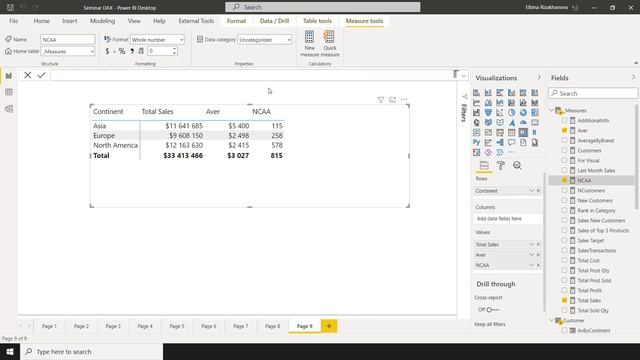 Переменные в DAX, ошибки (Variables) смотреть онлайн