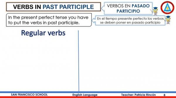 Present perfect (affirmative and negative form)