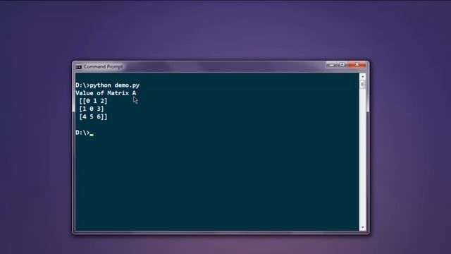 Python Numpy Create Matrix смотреть онлайн