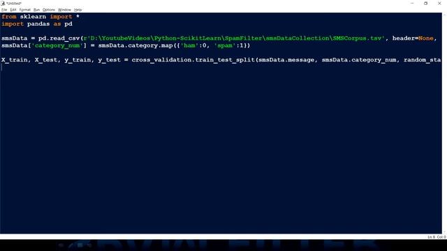 SPAM Filter with 10 lines of Codes (Scikit Learn library of Python) смотреть онлайн