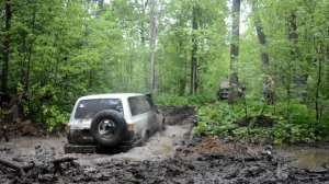 Покатушка на водопад Куперля / УАЗ против Land Cruiser 80