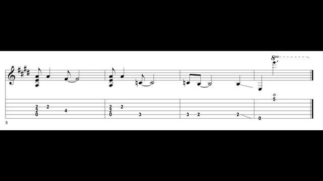 Nowhere Man - guitar solo tablature - Accurate! смотреть онлайн