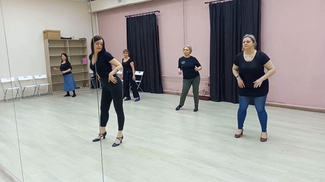 Урок "Кизомба соло". Филиал м. ВДНХ. смотреть онлайн