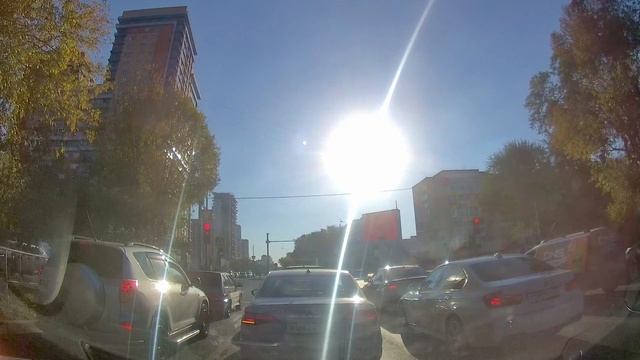 Движение на автомобиле по Тюмени из зареки на Киевскую смотреть онлайн